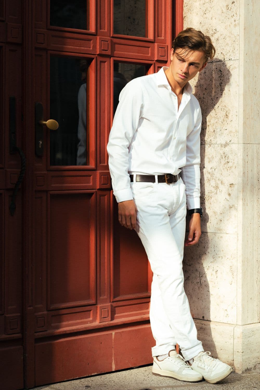 Relaxed Fit Chino — Khaki