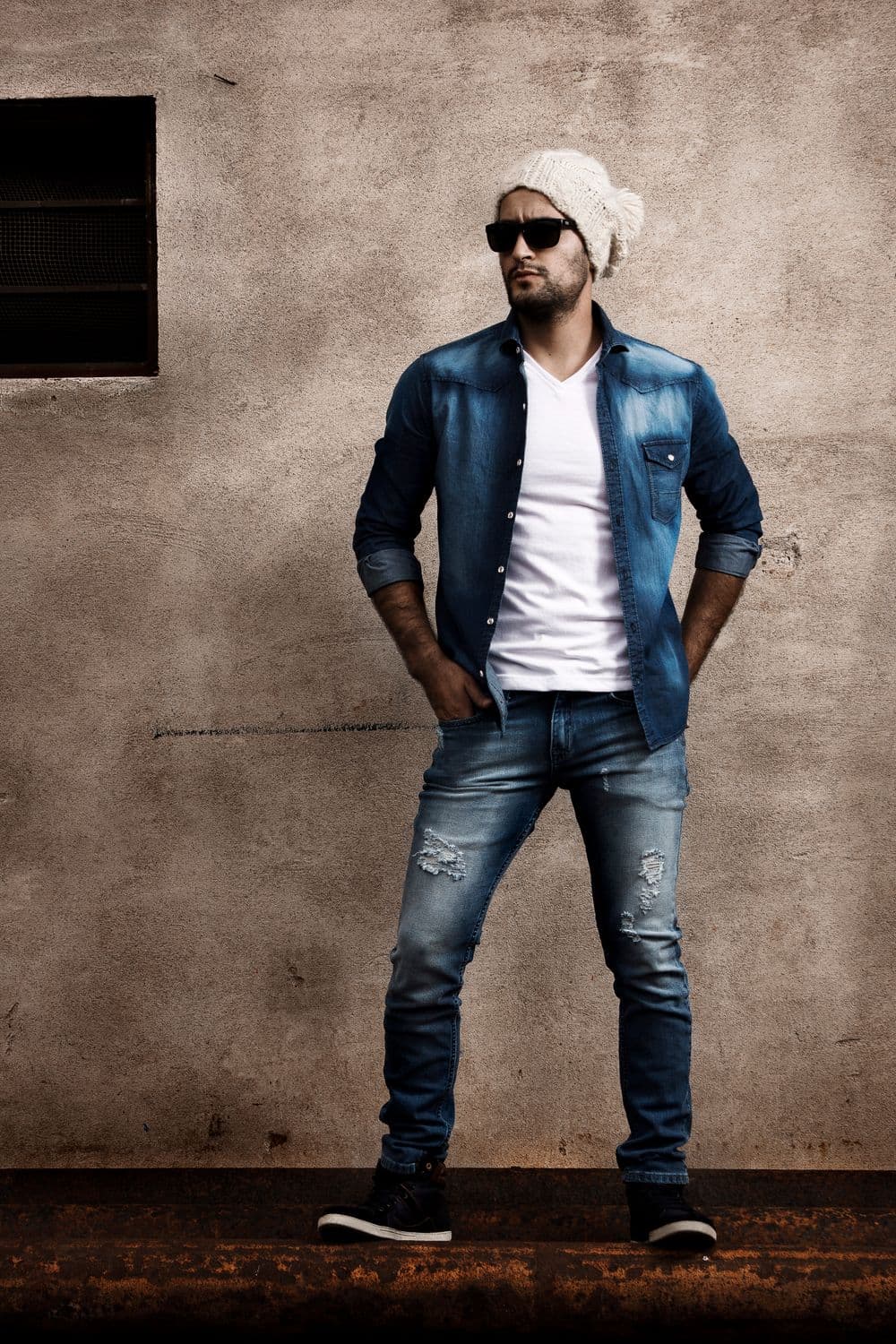 Straight Fit Denim — Indigo