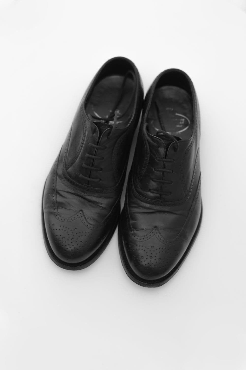 Oxford Leather Dress Shoe — Black