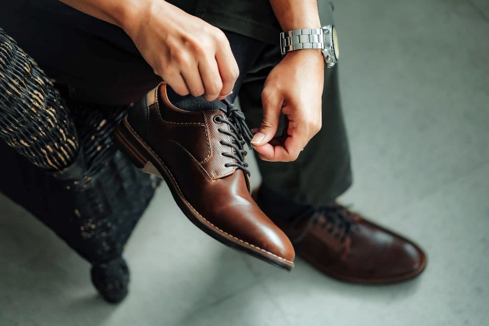 Suede Loafer — Navy
